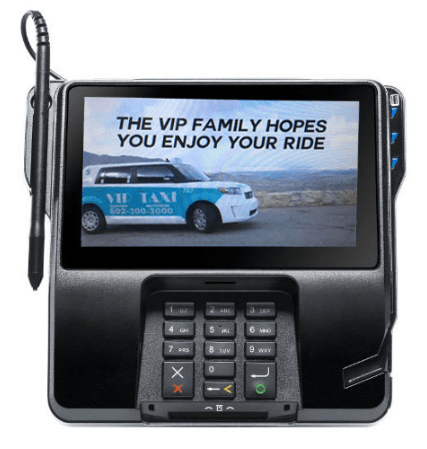 VIP TAXI VERIPHONE TERMINAL